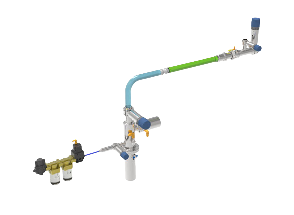 sanitary pigging system