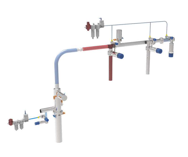 Custom Dual-Pig System For Oxidation Prevention & Viscous Products